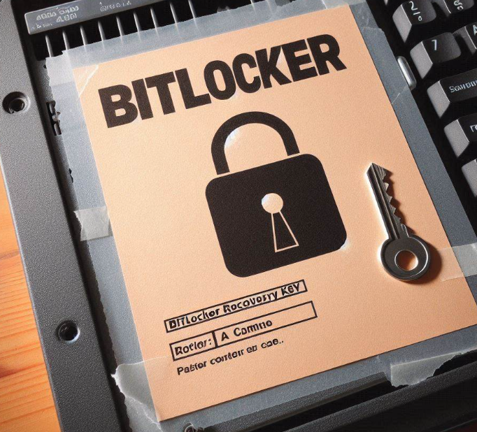 Clé de récupération BitLocker sur un imprimé