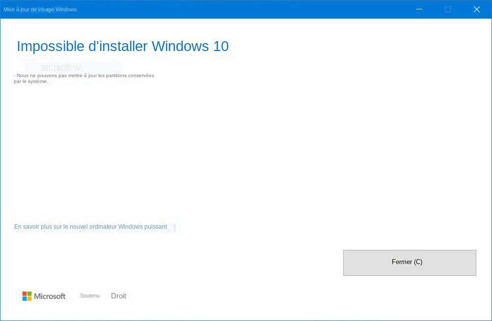 Windows 10: Impossible De Mettre À Jour La Partition Réservée Du