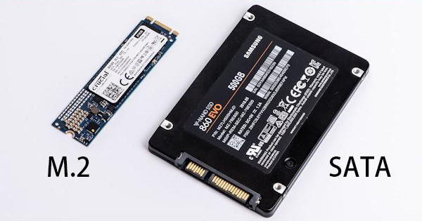 SSD avec différentes interfaces