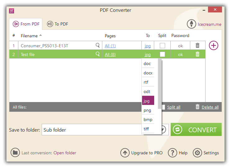 comment convertir pdf en jpg avec icecream pdf converter sur windows 10