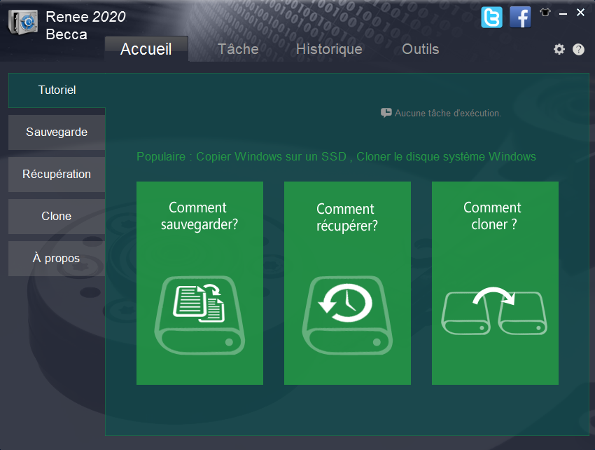 Renee Becca - logiciel de sauvegarde des données et de clonage de disque