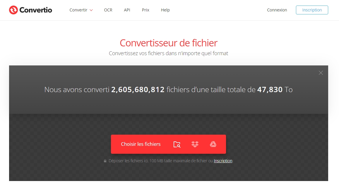 convertir MP3 en WAV sur Convertio